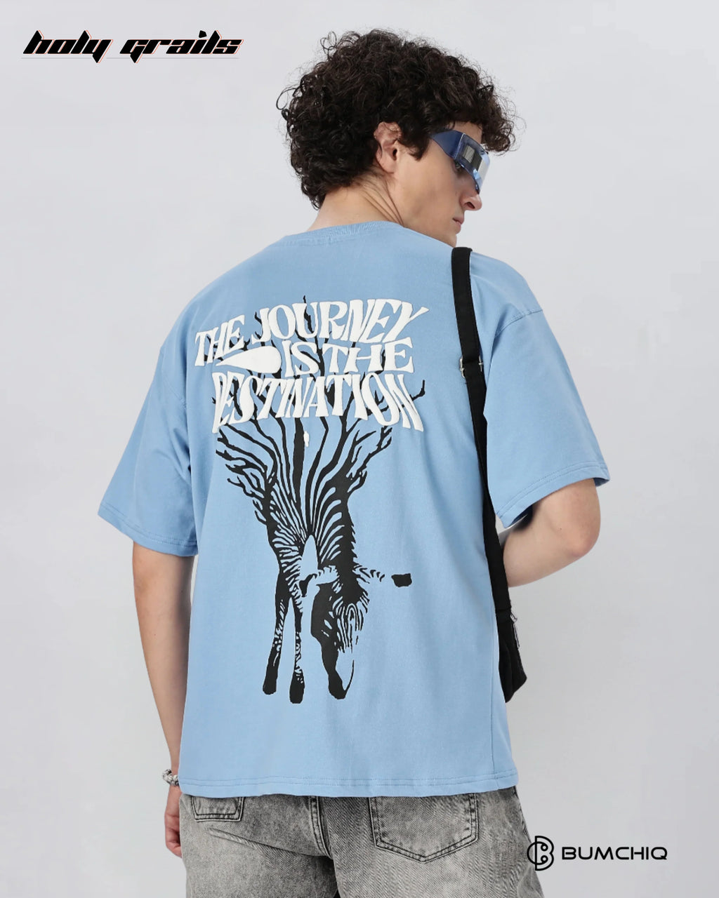 The Journey Blue Oversize Tee HG x Bumchiq