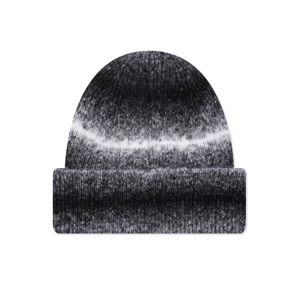 Cuff Basic Striped Beanie Black