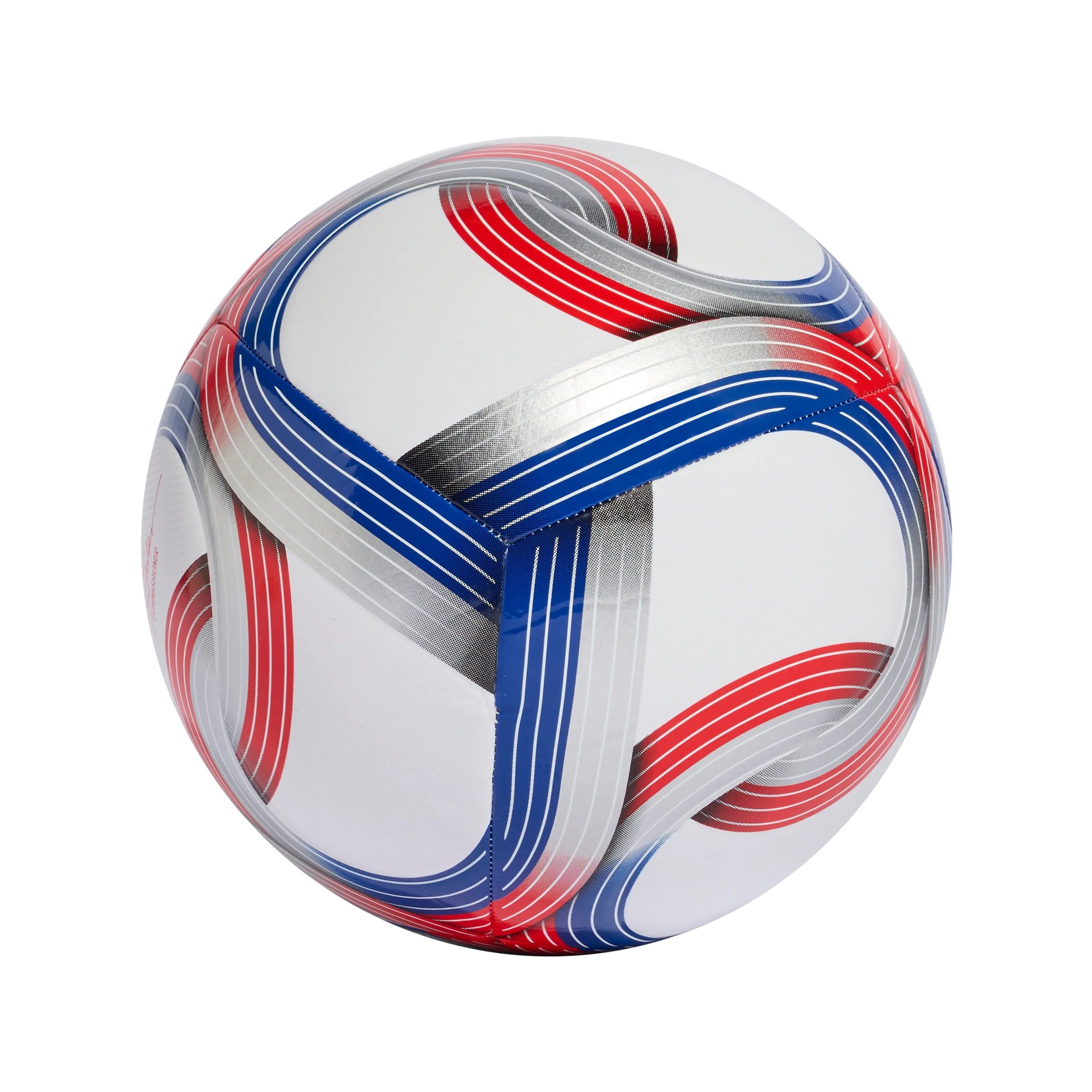 adidas 2026 Major League Soccer Training Ball White Royal Blue Red Silver