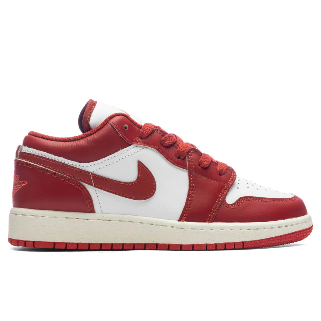 Air Jordan 1 Low SE GS White Dune Red Lobster