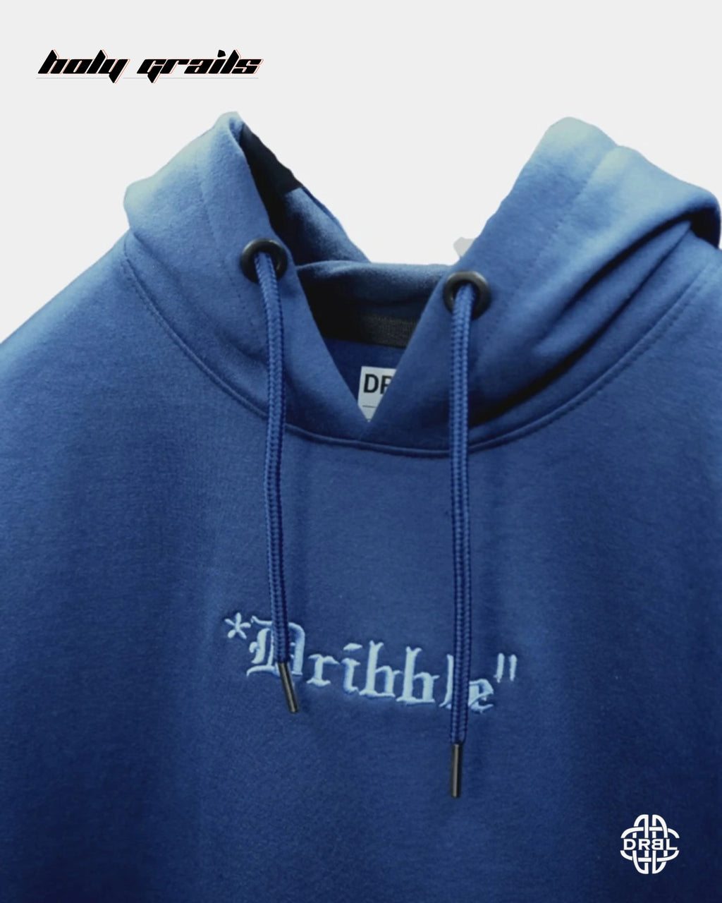 Unbothered Denim Blue Hoodie HG x DRBL