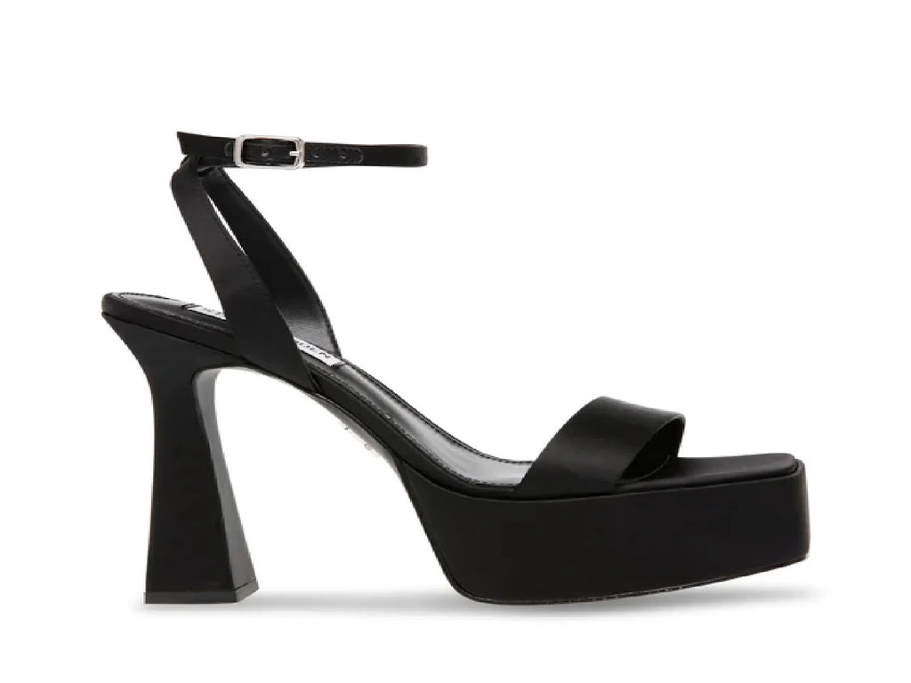 Sandalias Steve Madden Discor Negro Satín para Mujer