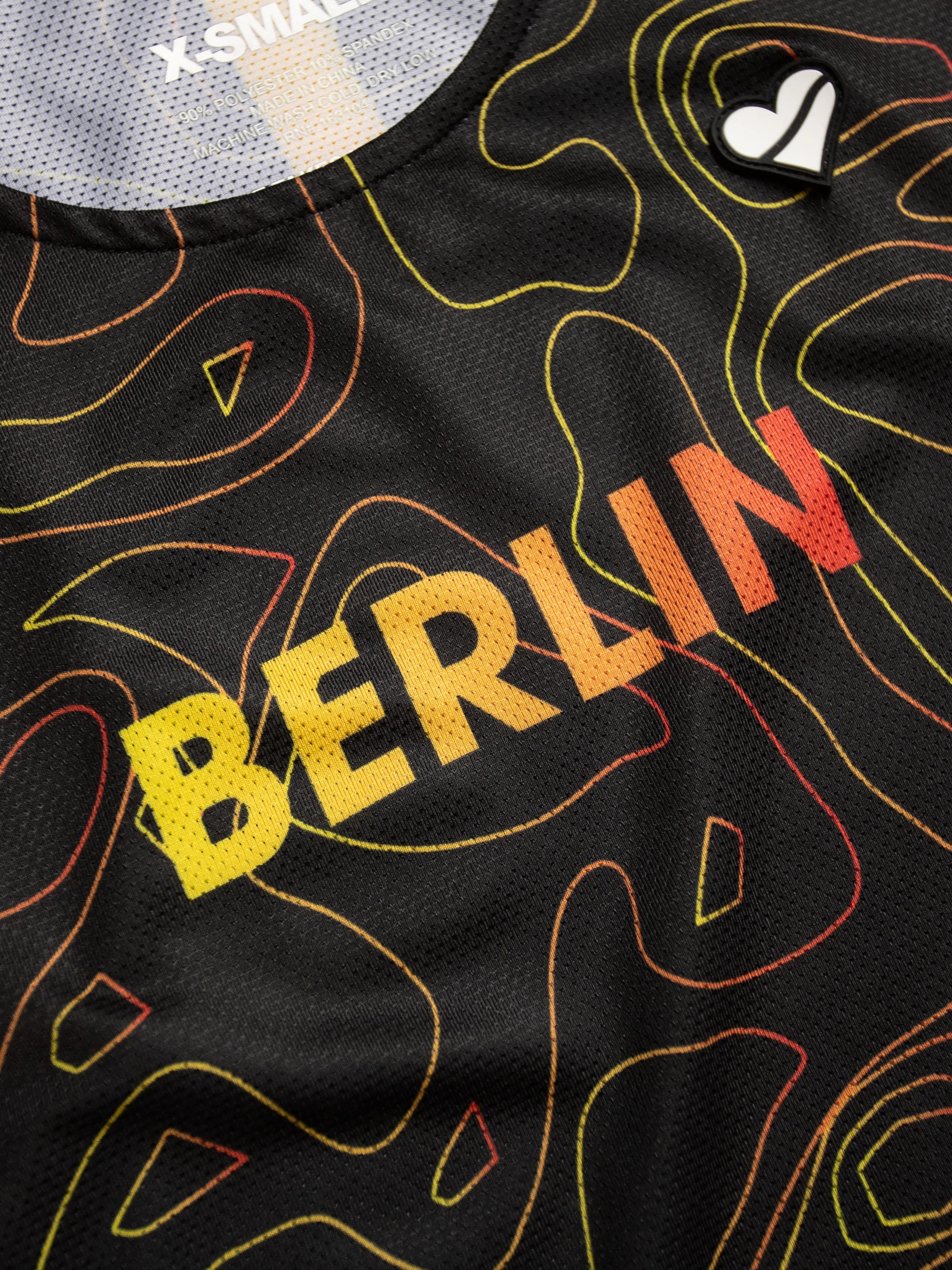 Heartbreak Womens Berlin Crop Singlet