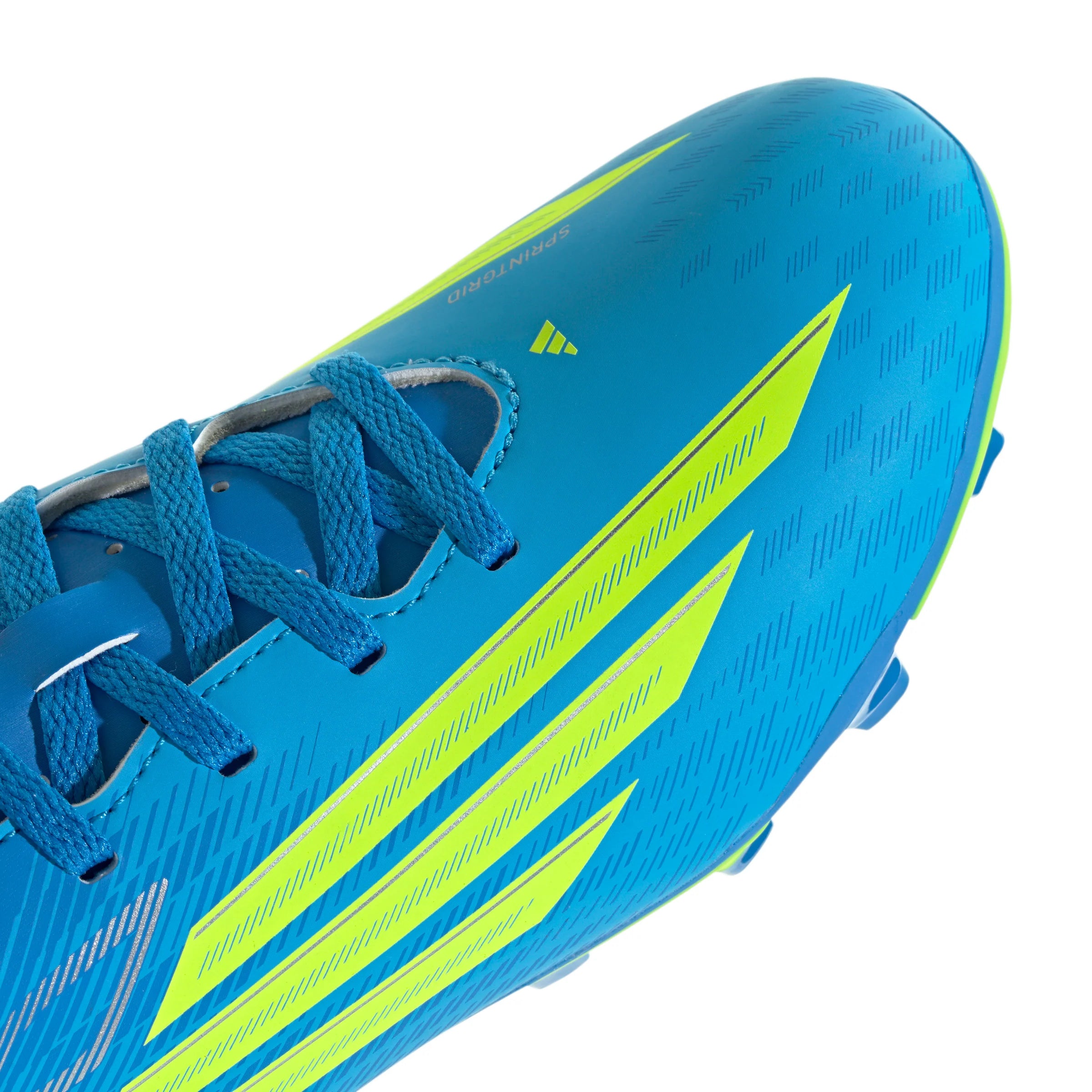 adidas F50 Club FG MG Firm Ground Multi Ground Youth Soccer Cleats Blue Yellow Aqua