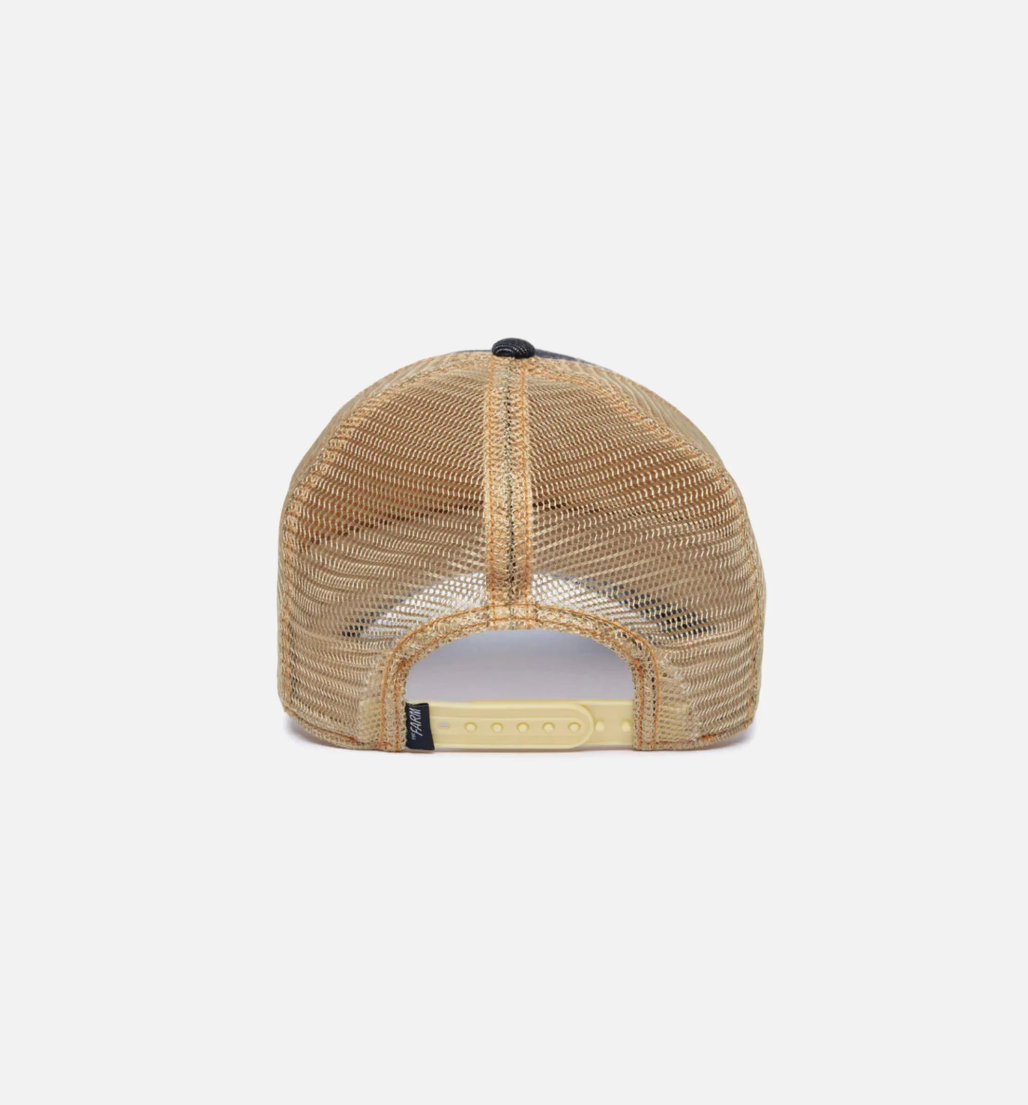 The Stallion Trucker Mens Hat Tan Black