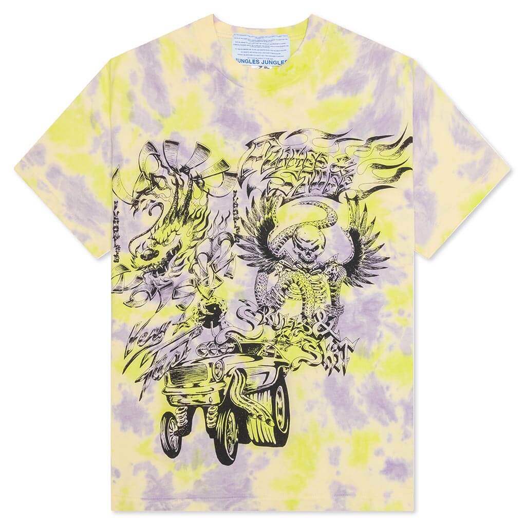 Flames N Stuff Tee Tie Dye