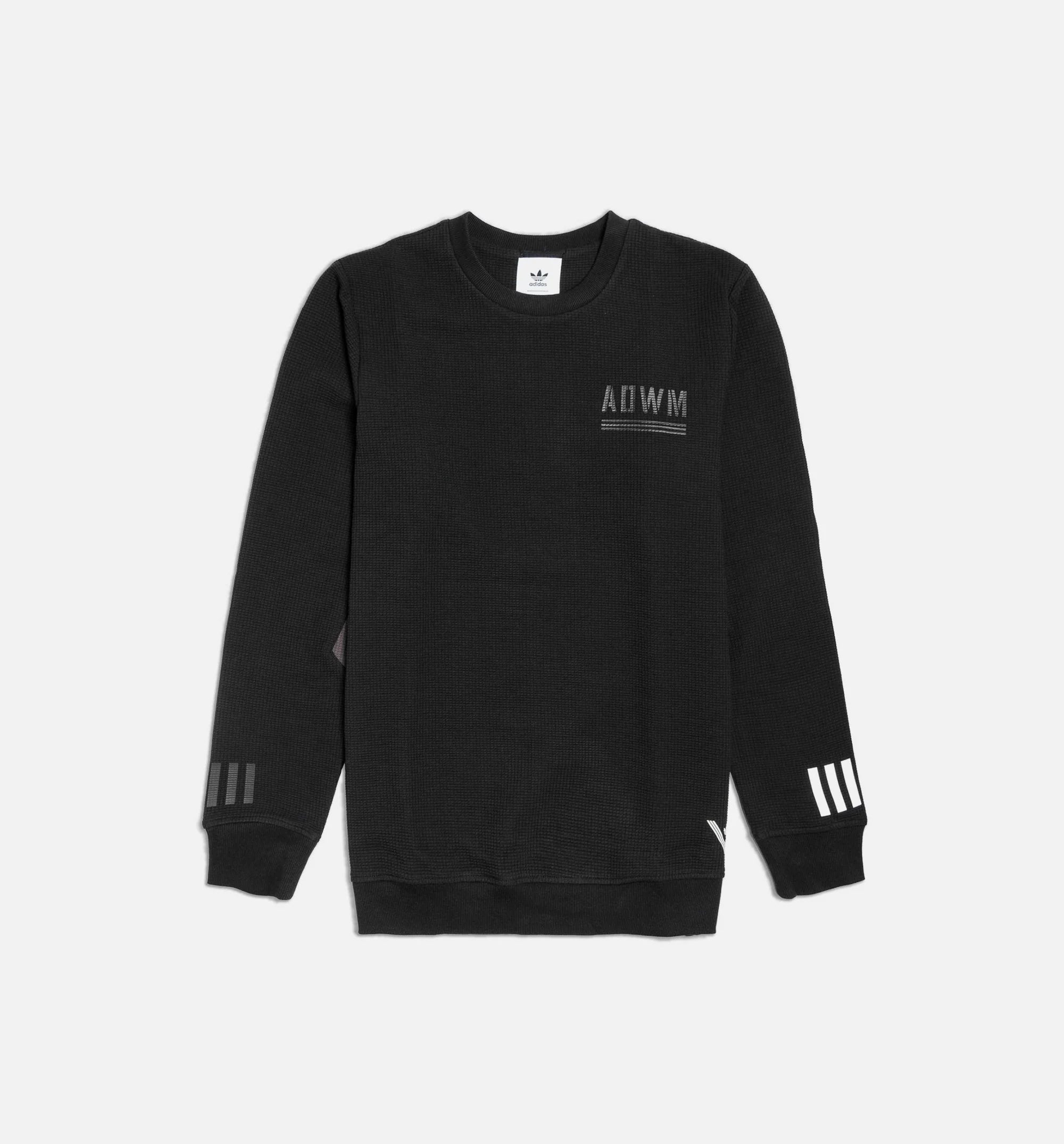 White Mountaineering Collection Mens Crew Sweatshirt Black Black