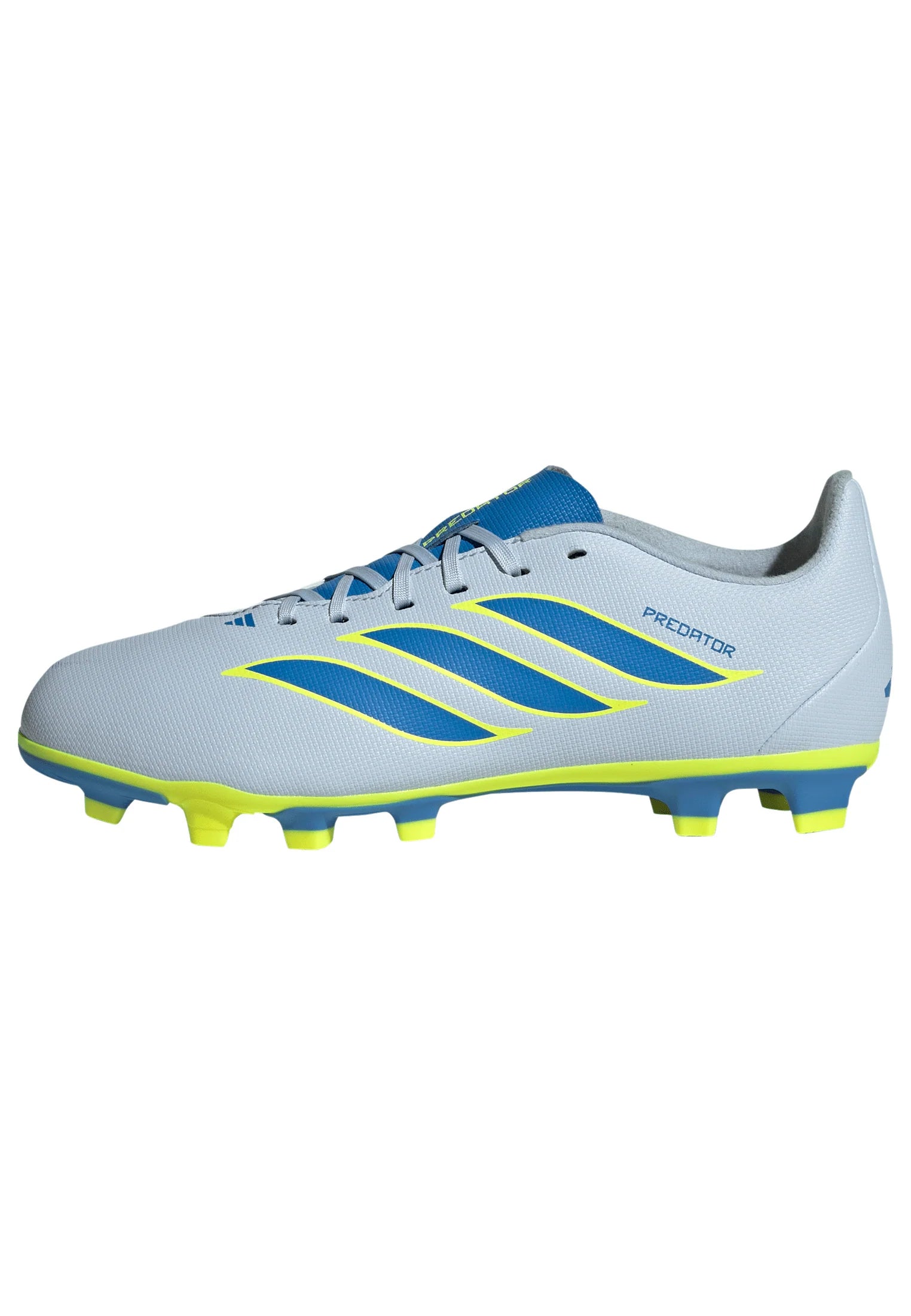 adidas Predator Club FG MG Firm Ground Multi Ground Youth Soccer Cleats Sky Blue Yellow