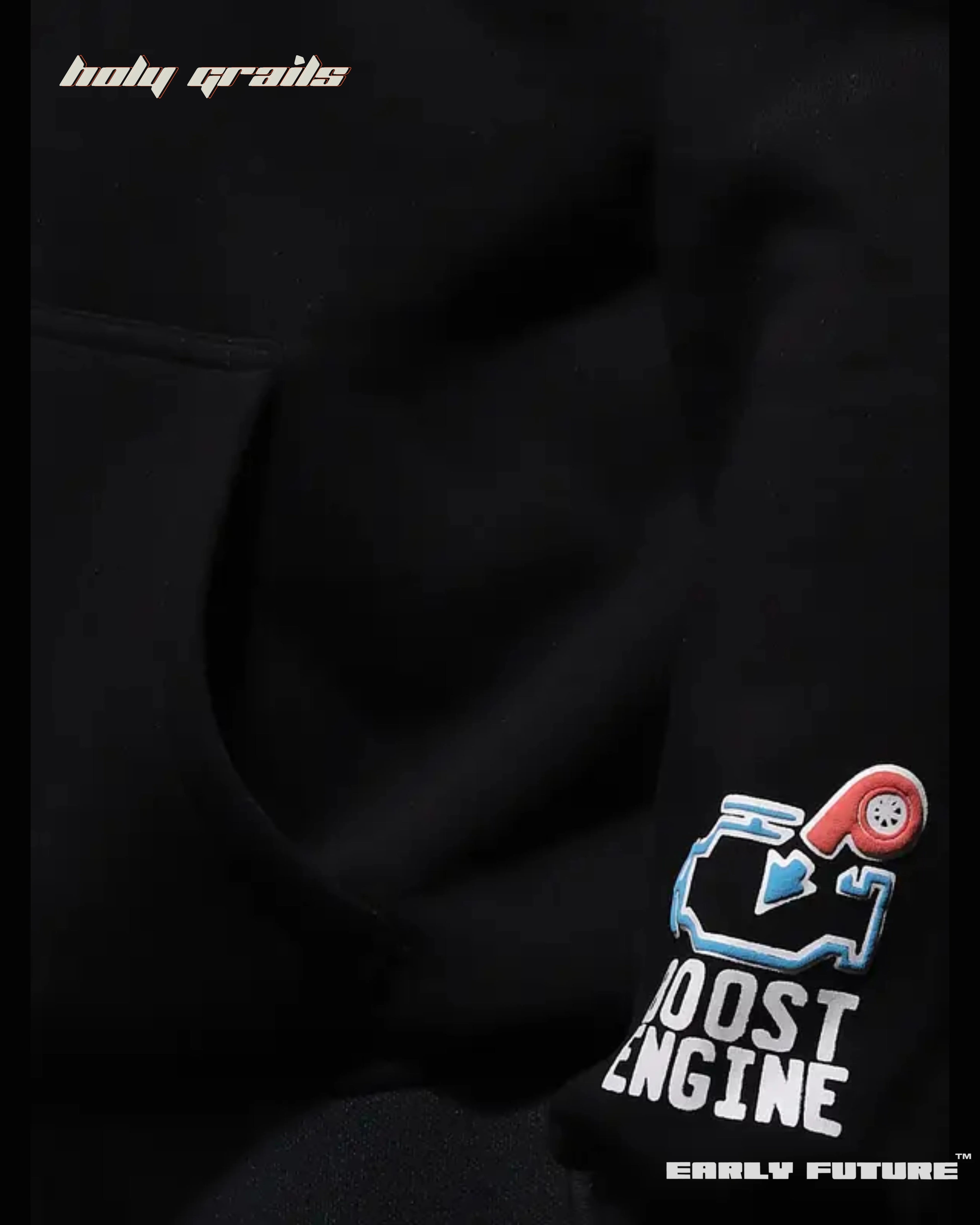 Turbo Speed Jet Black Hoodie HG x Early Future