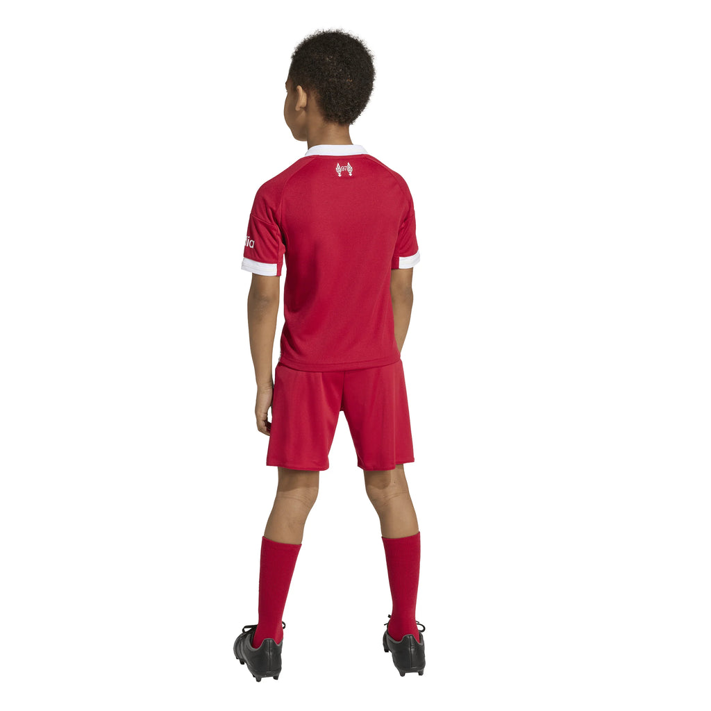 adidas Liverpool FC Home Mini Kit Youth Soccer 25 26 Red