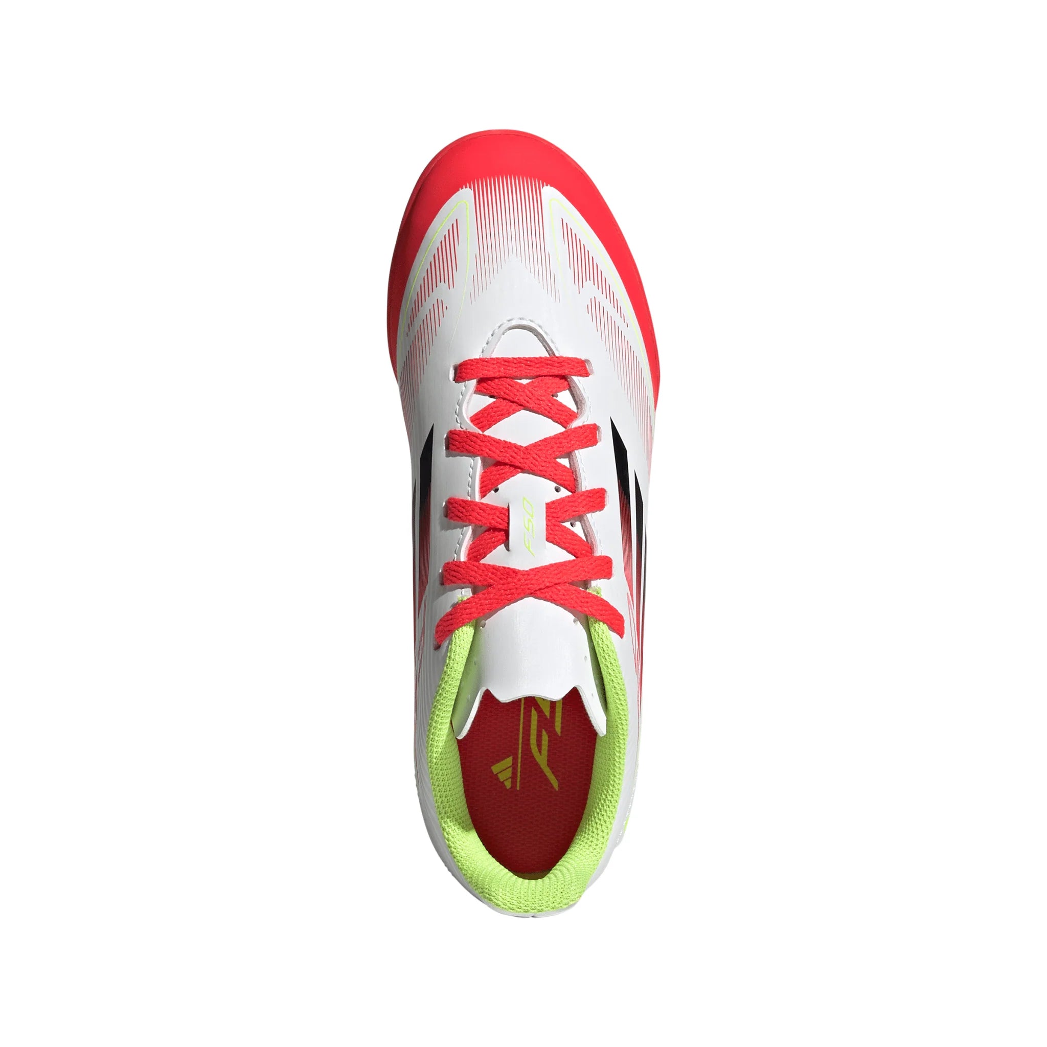 adidas F50 Club Turf Boots Kids White Black