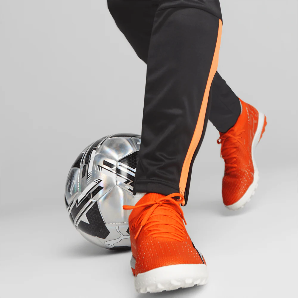 PUMA Ultra Match TT Turf Soccer Cleats Orange White