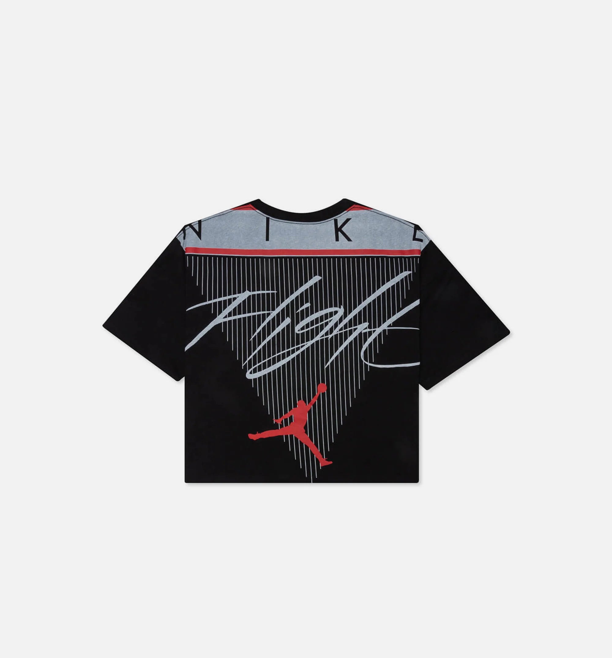 Essential Flight Womens T Shirt Black Red