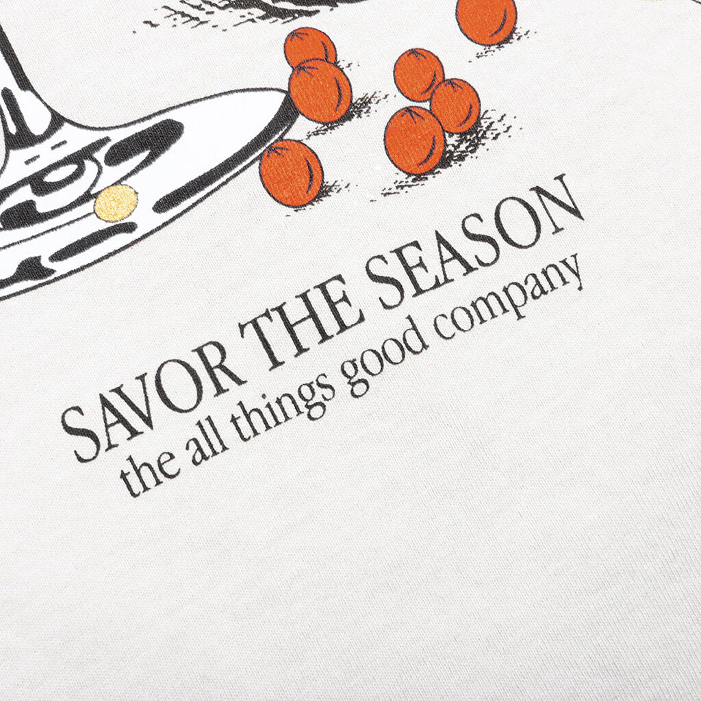 Snowflake Soiree Tee Pigment Grey