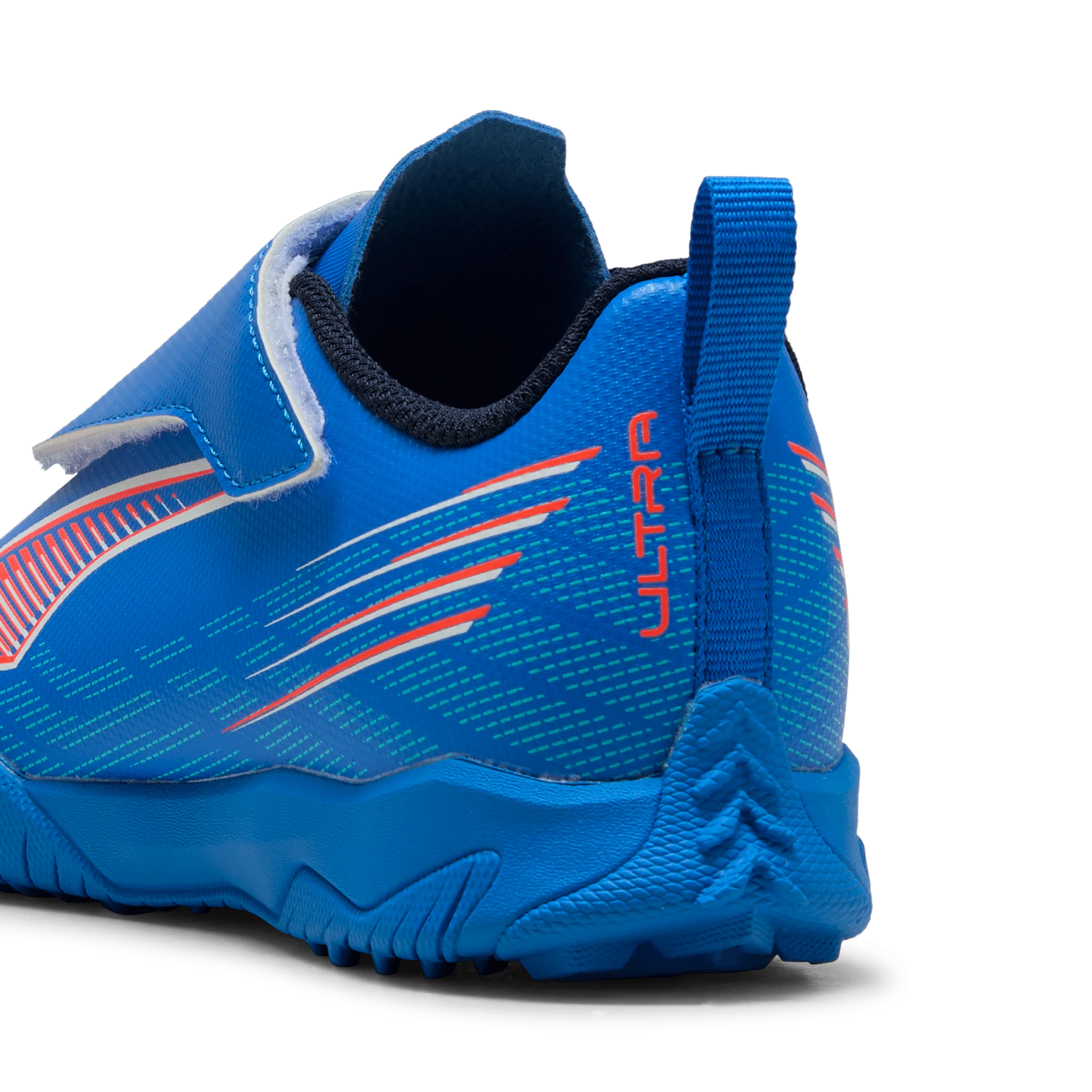PUMA Ultra 6 Play V Kids Turf Soccer Cleats Blue White