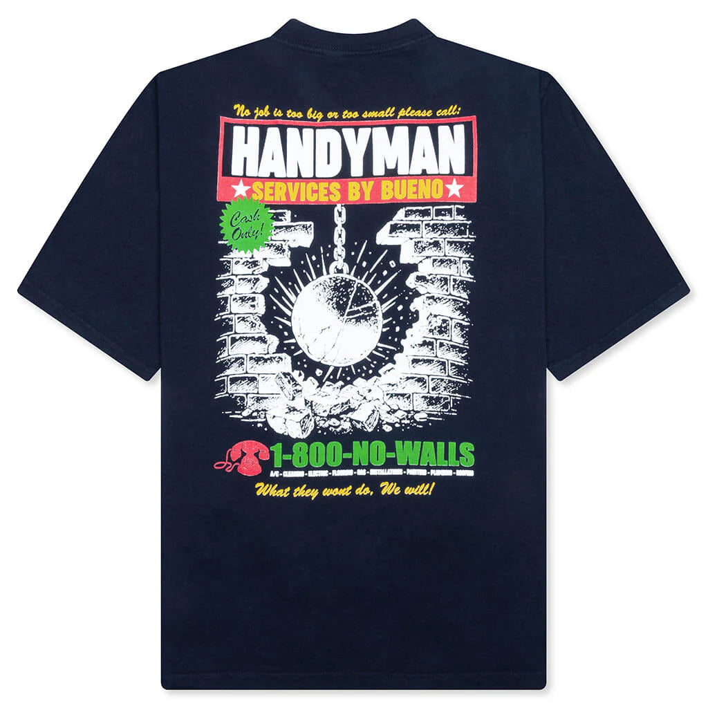 Handyman S S Tee Navy