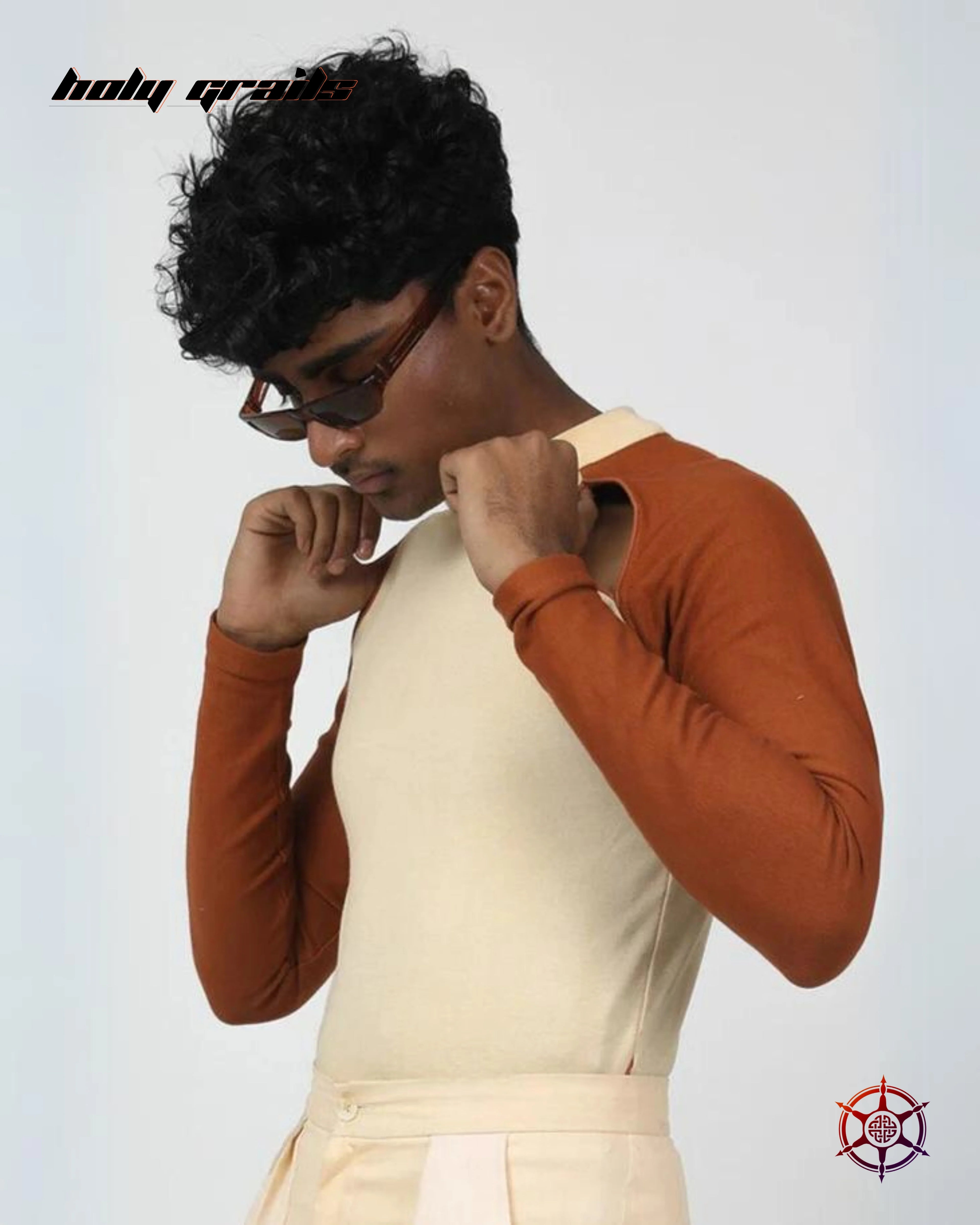 Caramel Mocha Keyhole Top HG x Duskin