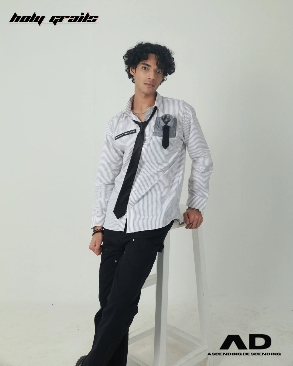 Pocket Square Striped Shirt HG x AD
