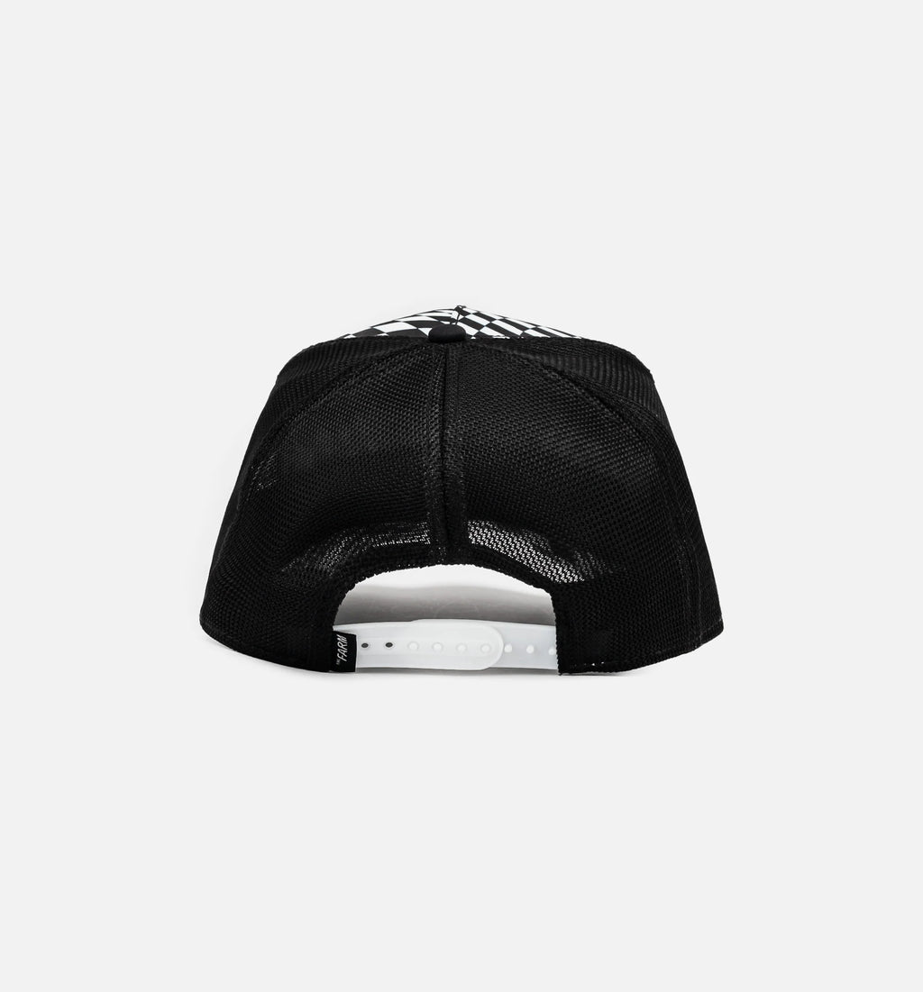 WWCD Trucker Mens Hat Black White Yellow