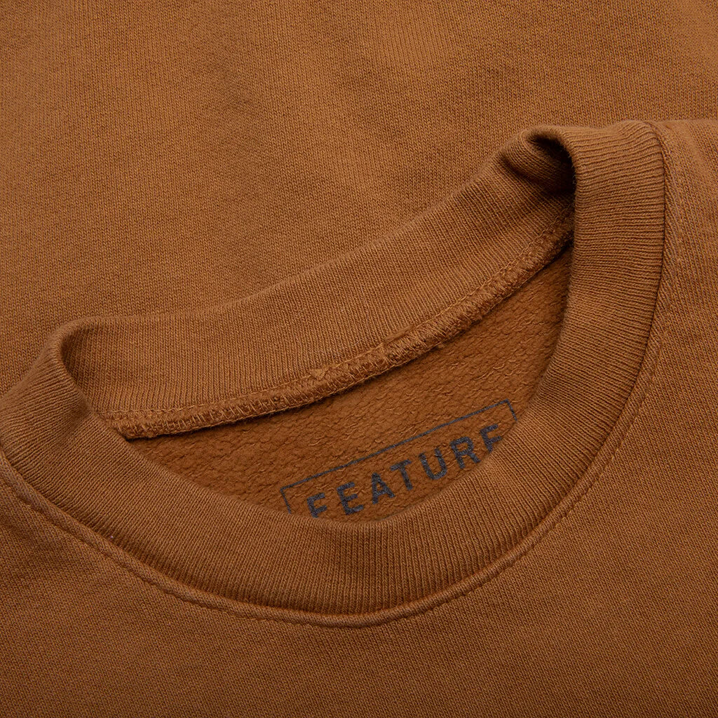 Kids Mushroom Crewneck Ginger