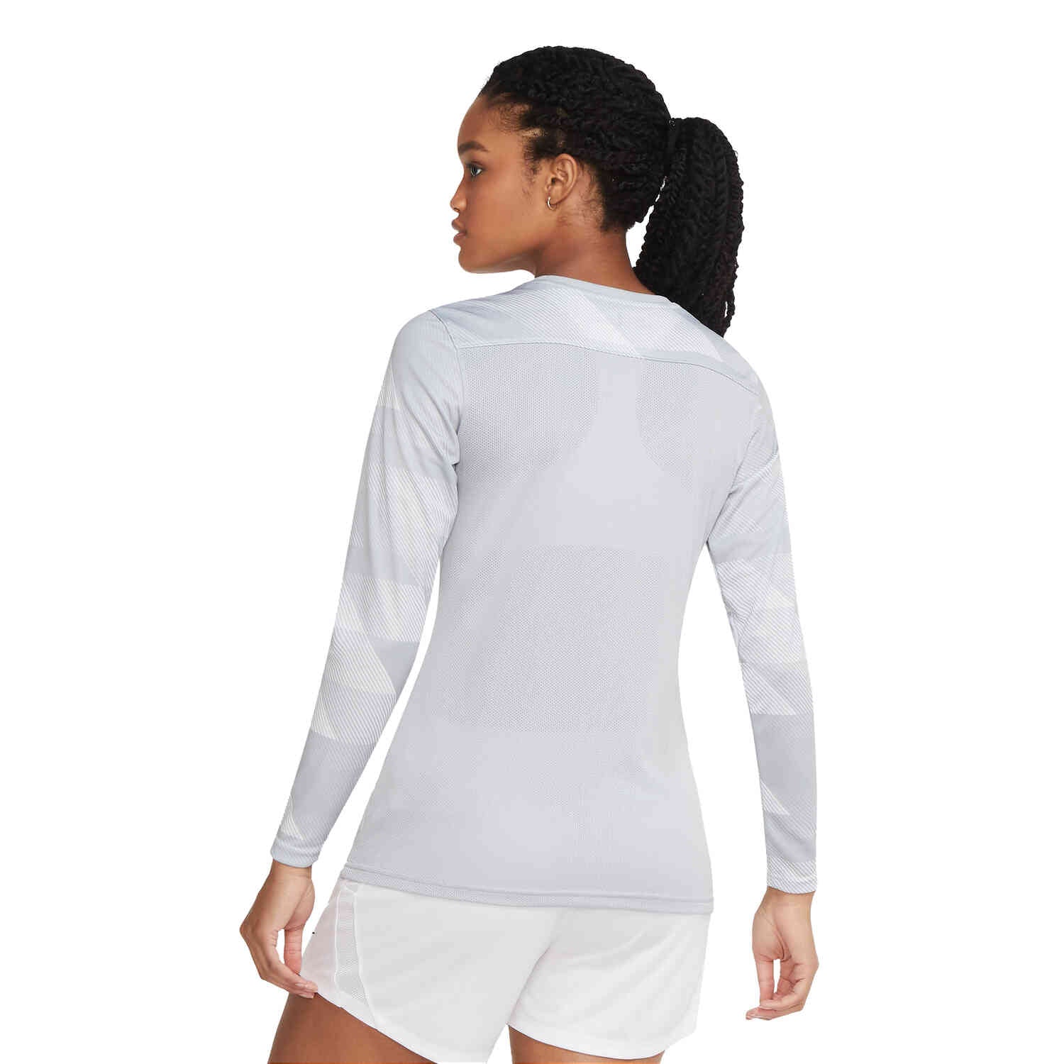Nike Womens Dri Fit Park IV Goalkeeper Jersey Wolf Grey White Black