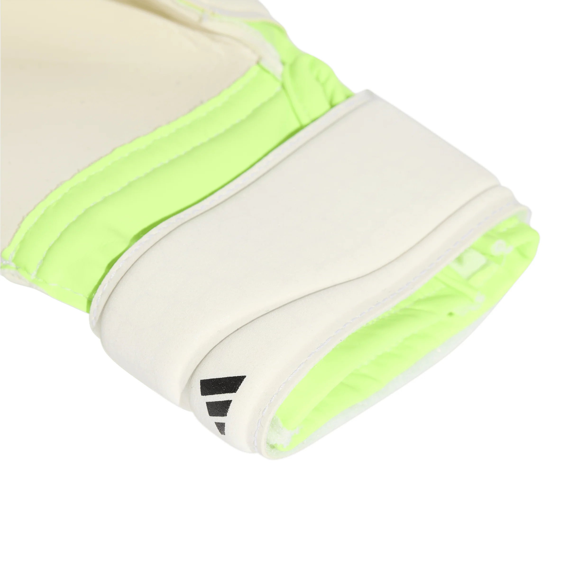 adidas Predator Match Fingersave Goalkeeper Gloves Youth Lemon White Black
