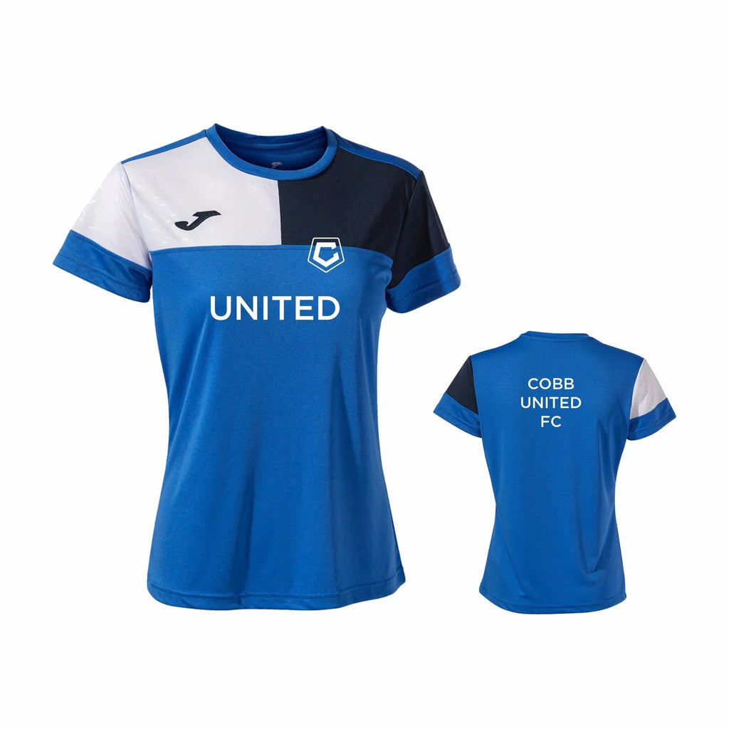 Cobb United FC Womens Joma Crew Short Sleeve T Shirt