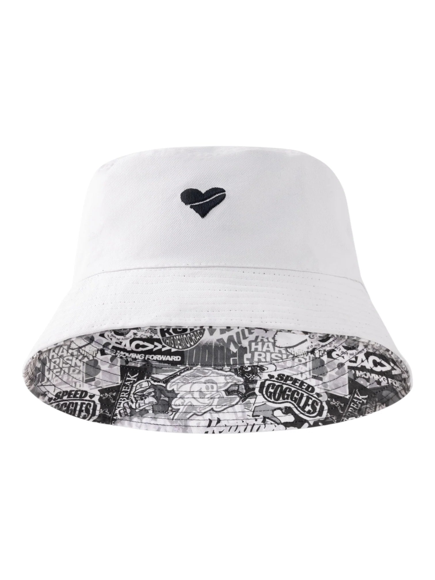 Heartbreak Flipped Bucket Hat