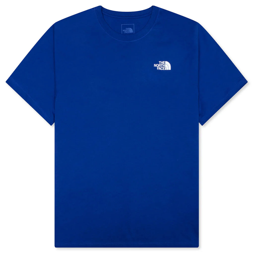 Red White Blue Regular S S Tee Blue