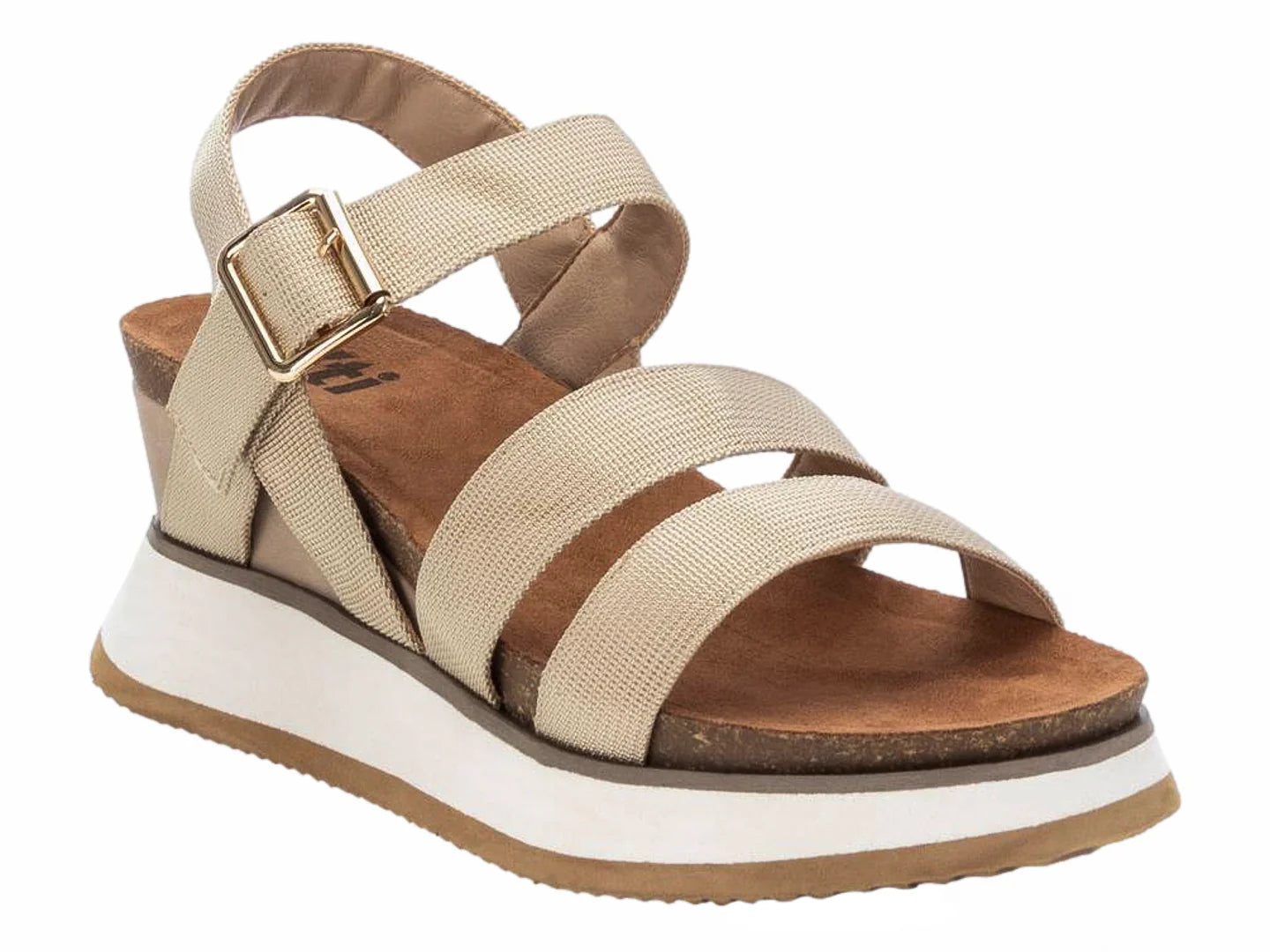 Sandalias de Plataforma XTI Beige para Mujer