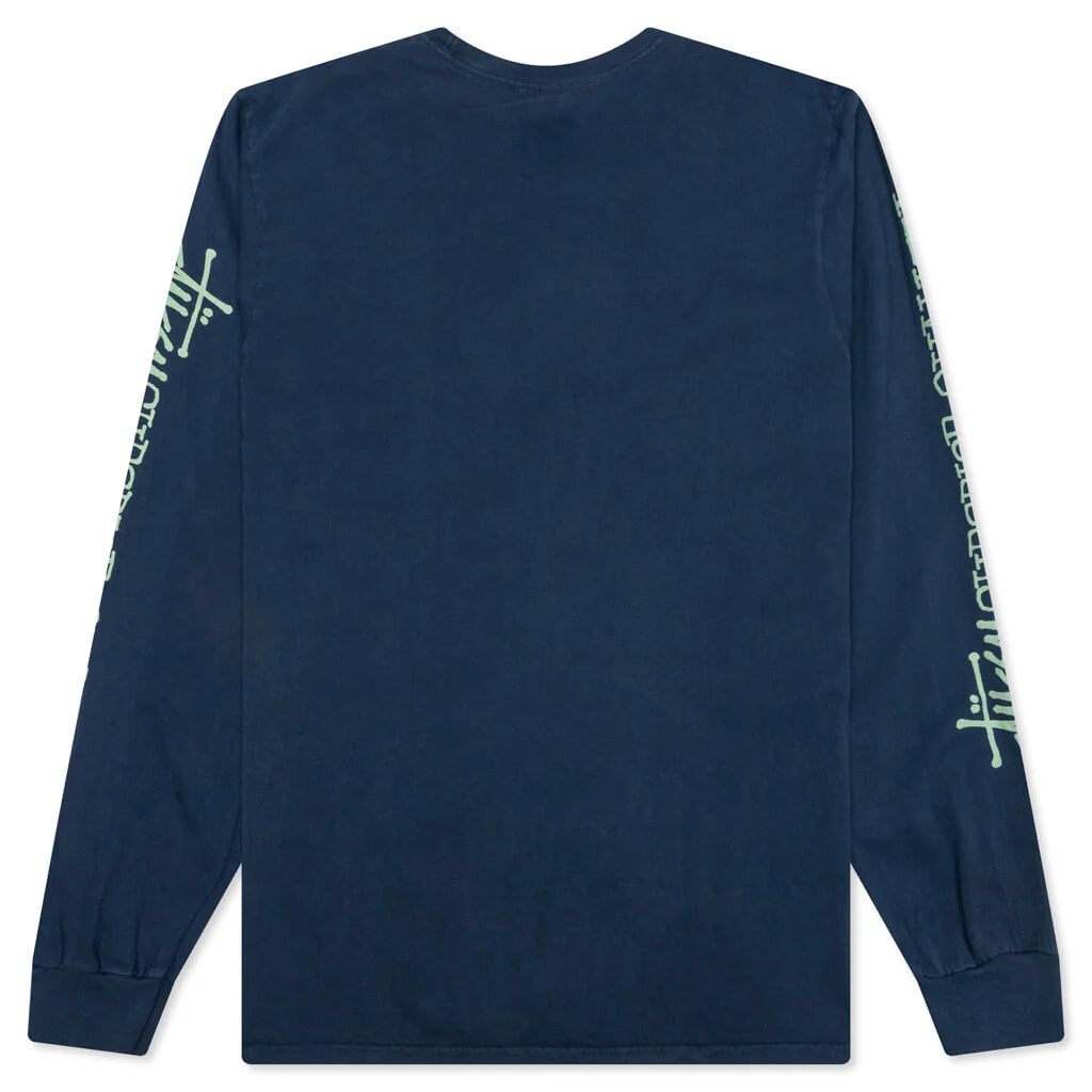 Superior Quality Pig Dyed Ls Navy