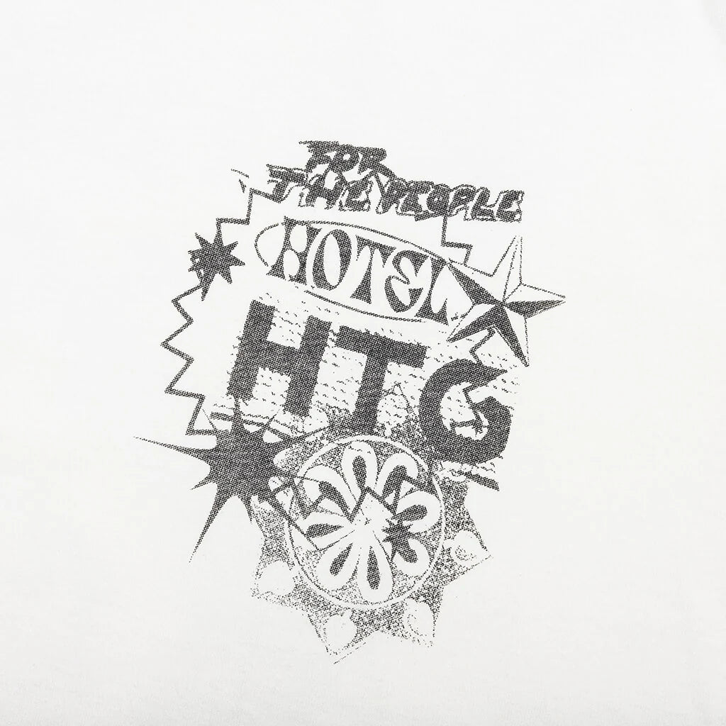 HTG Hotel Collage S S Tee White