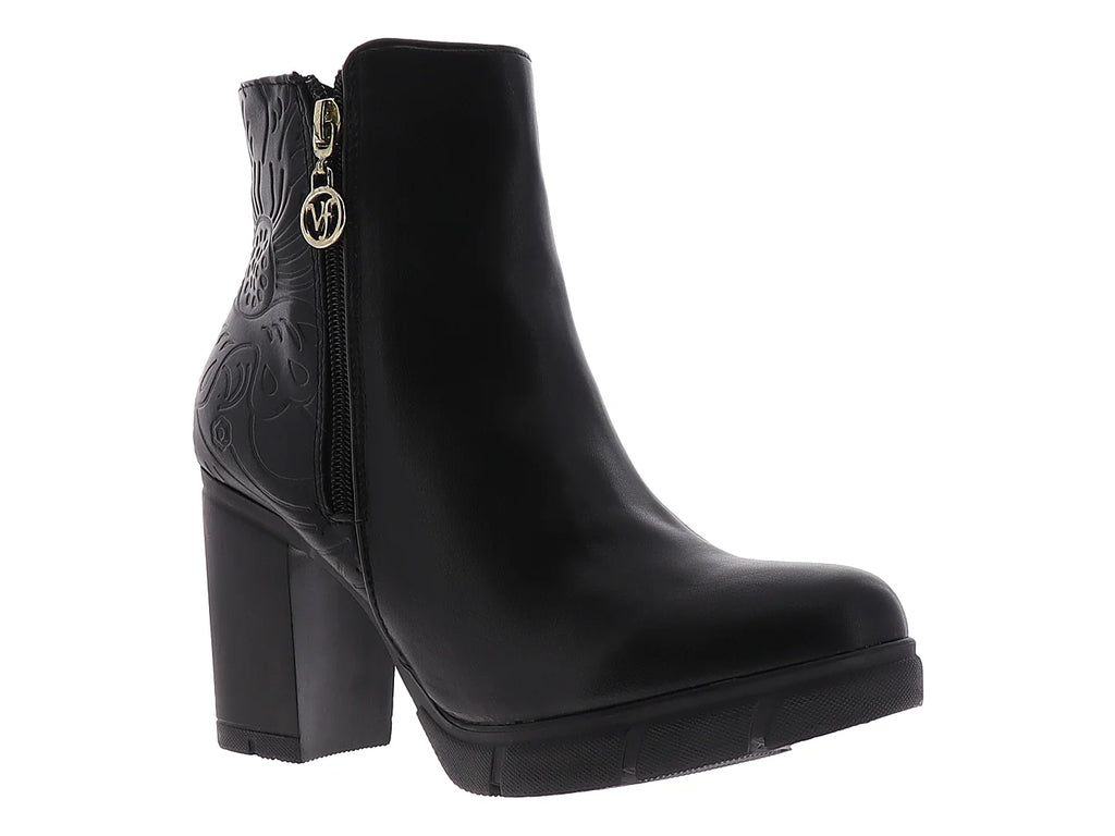 Botines VIFRA Cleveland Floral Negro para Mujer