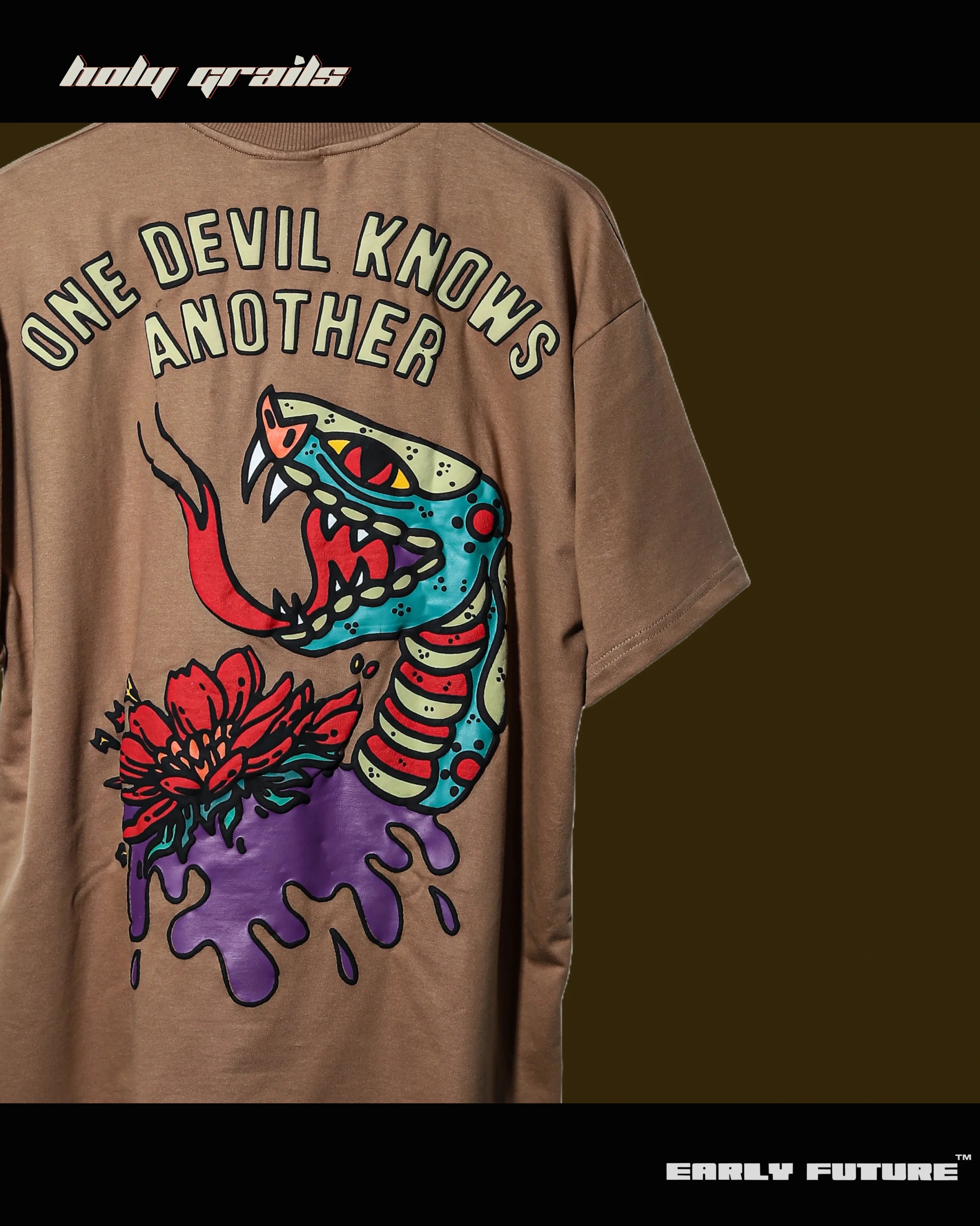 One Devil Knows Another Vintage Clay Oversize Tee HG x Early Future