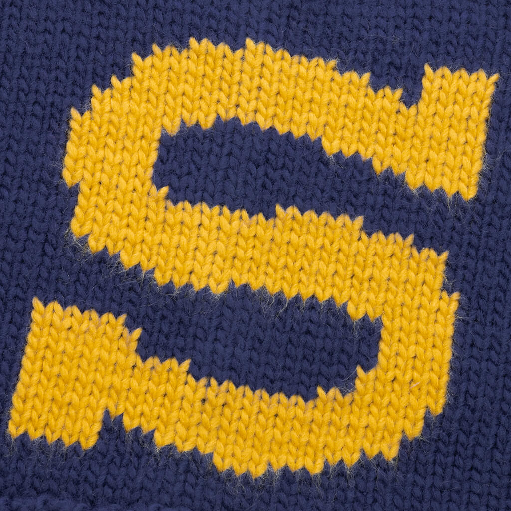 Skullcap Knit Burly S Navy