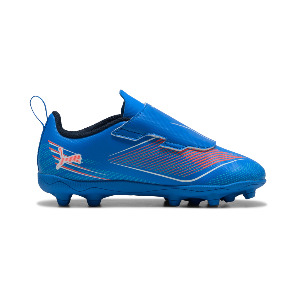 PUMA Ultra 6 Play V FG AG RB Firm Multi Ground Kids Soccer Cleats Blue White