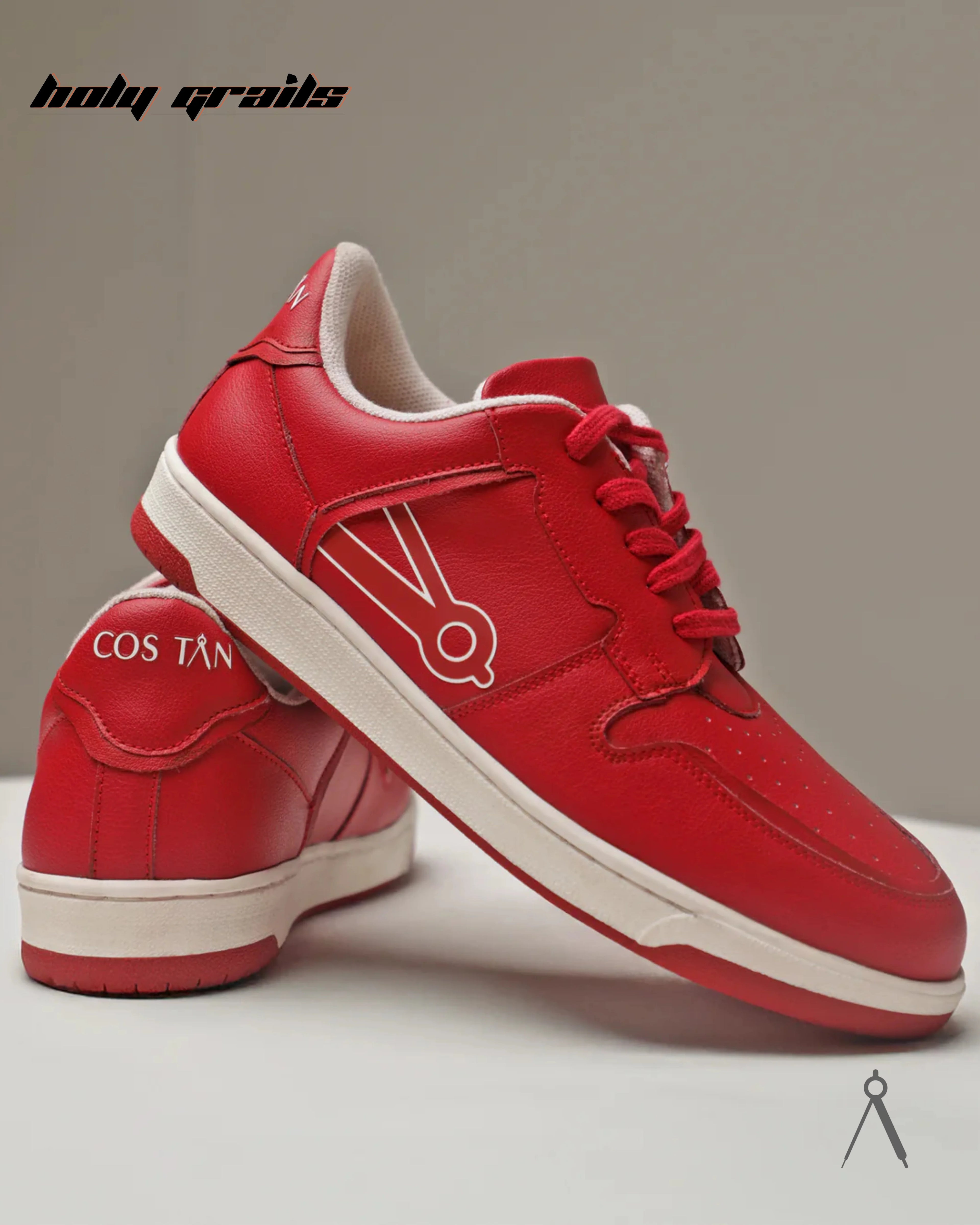 Theta Monotone Red Sneaker HG x Cos Tan