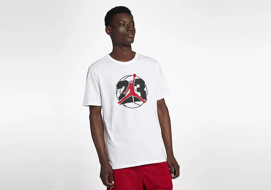 Nike t shirt Jumpman Air white