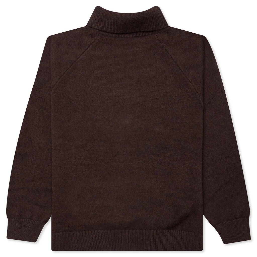 Knit Turtleneck Plum