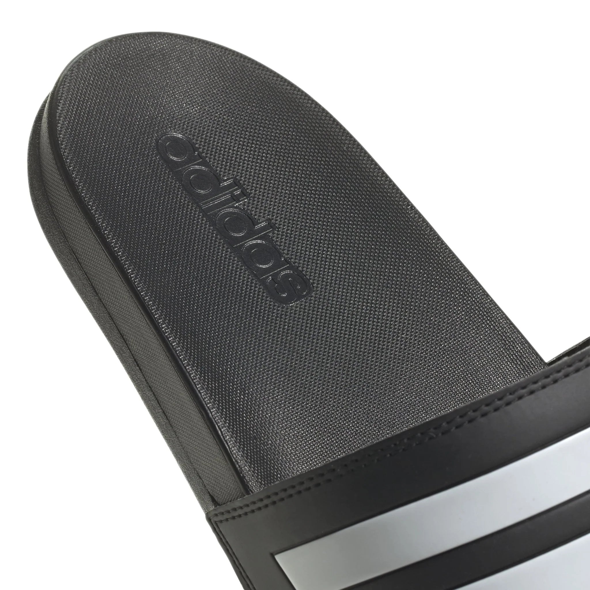 adidas Adilette Comfort Slides Black White
