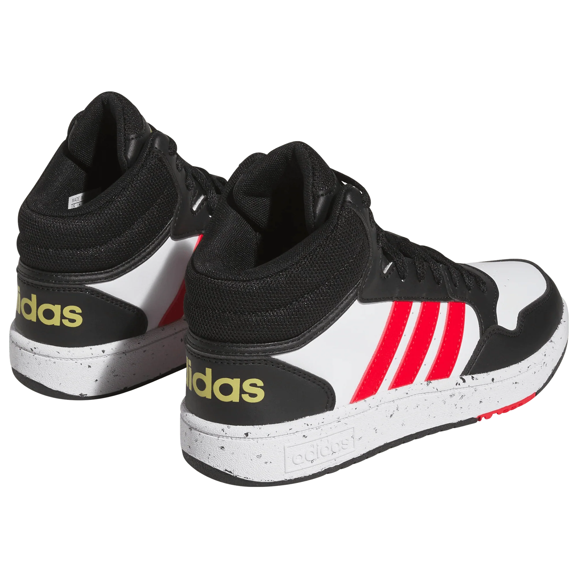 adidas Kids Hoops Grand Court White Silver Size 1