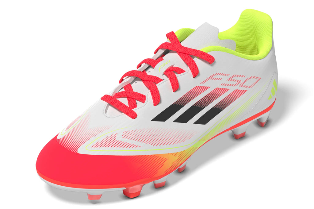 adidas F50 Club Firm Multi Ground Boots Kids White Black