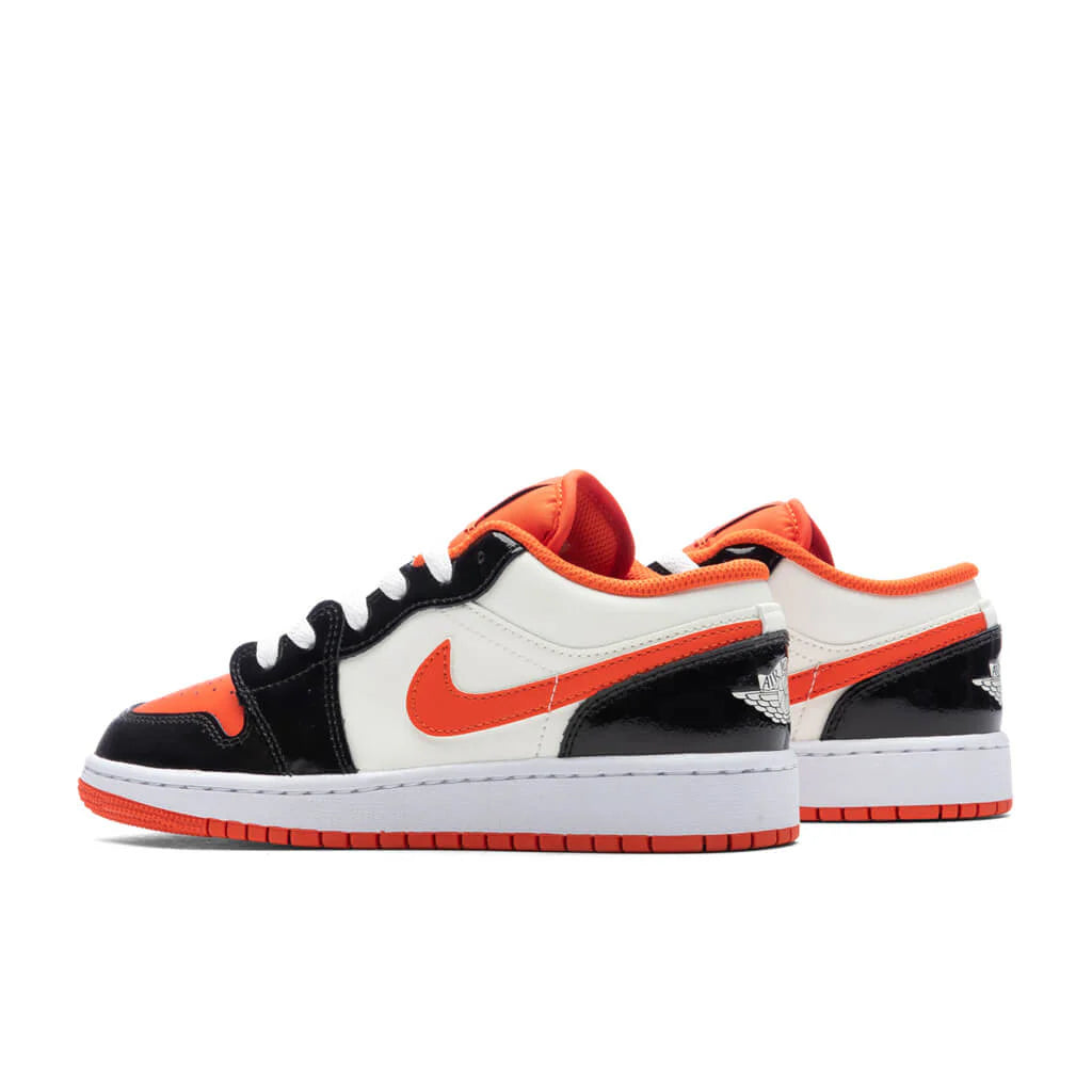 Air Jordan 1 Low SE GS Team Orange Black Sail