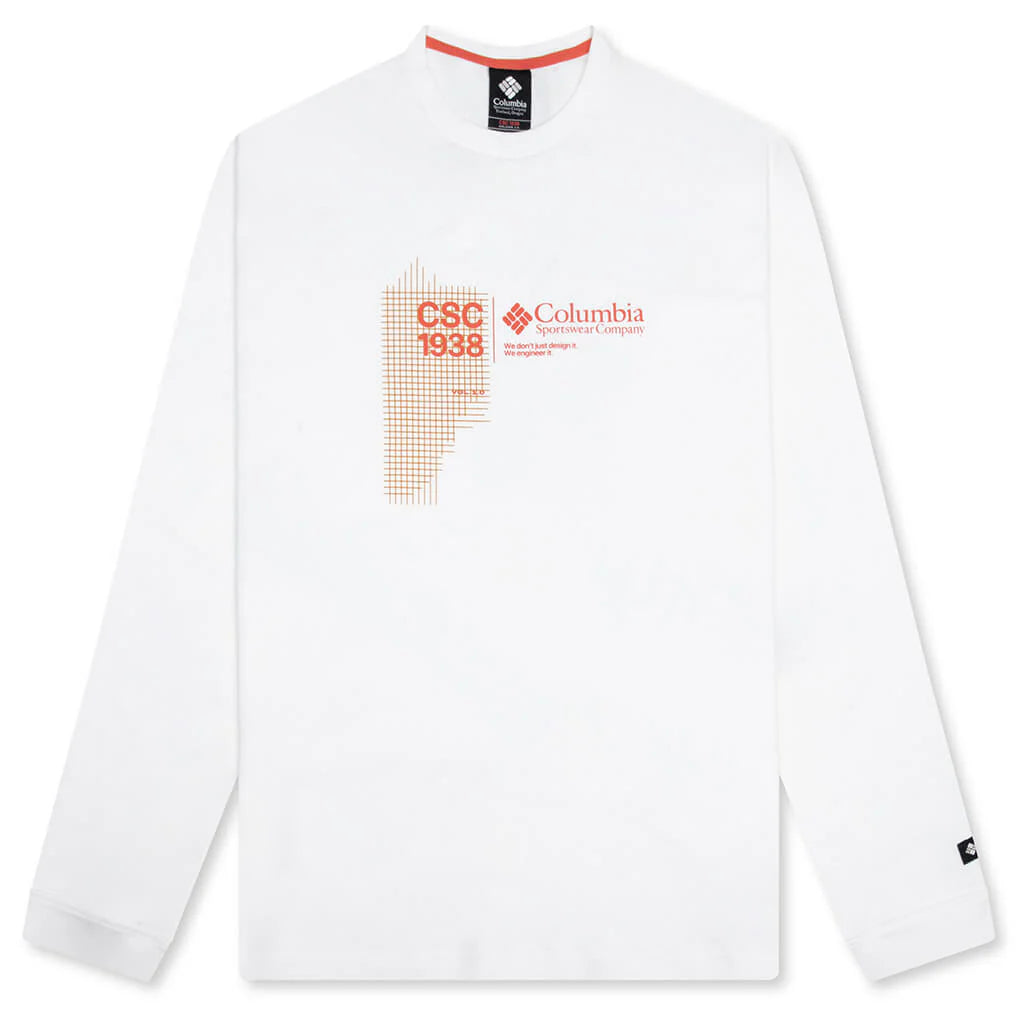 CSC 1938 V1 L S Tee Sea Salt