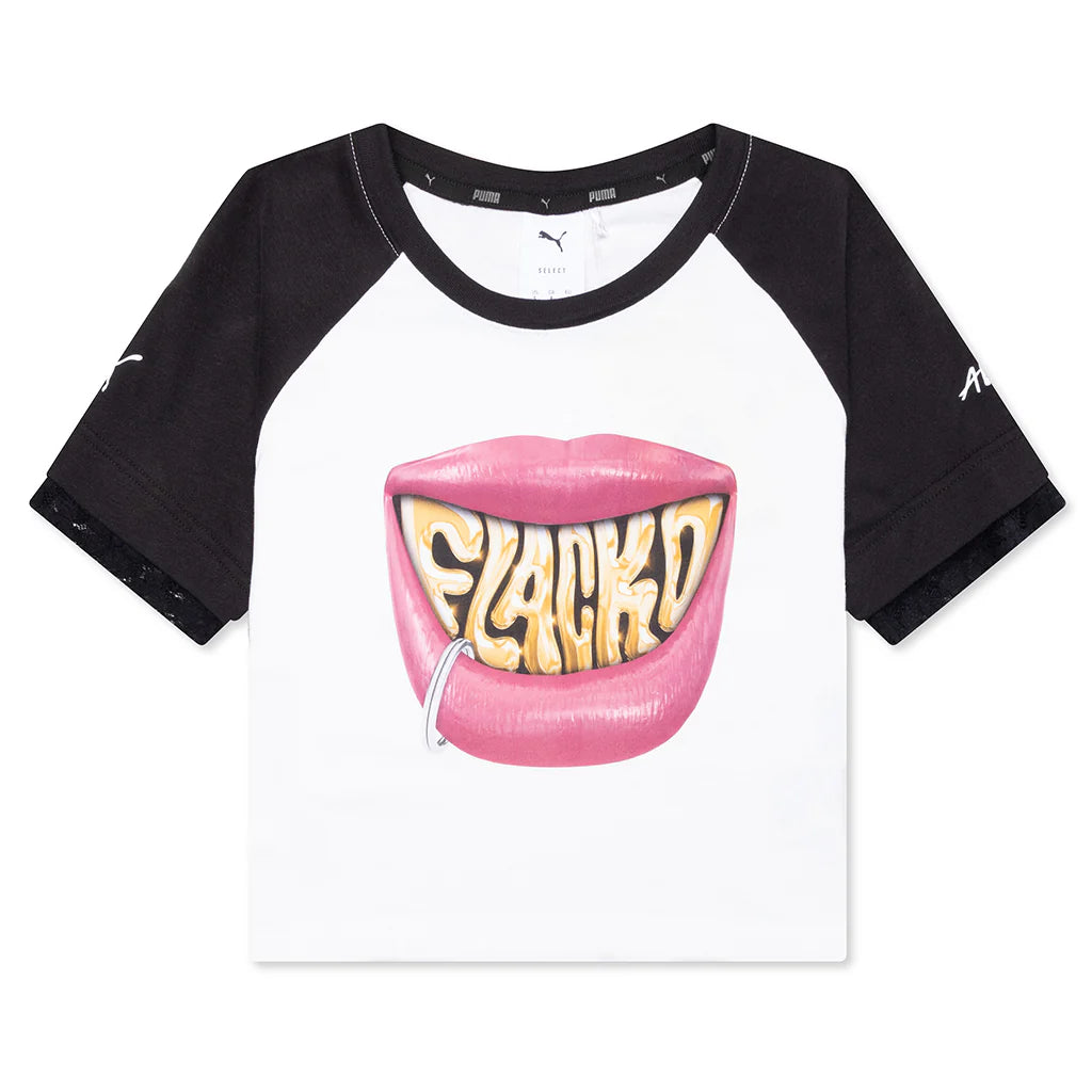 Puma x AAP Rocky Flacko Smile Womens Baby Tee White