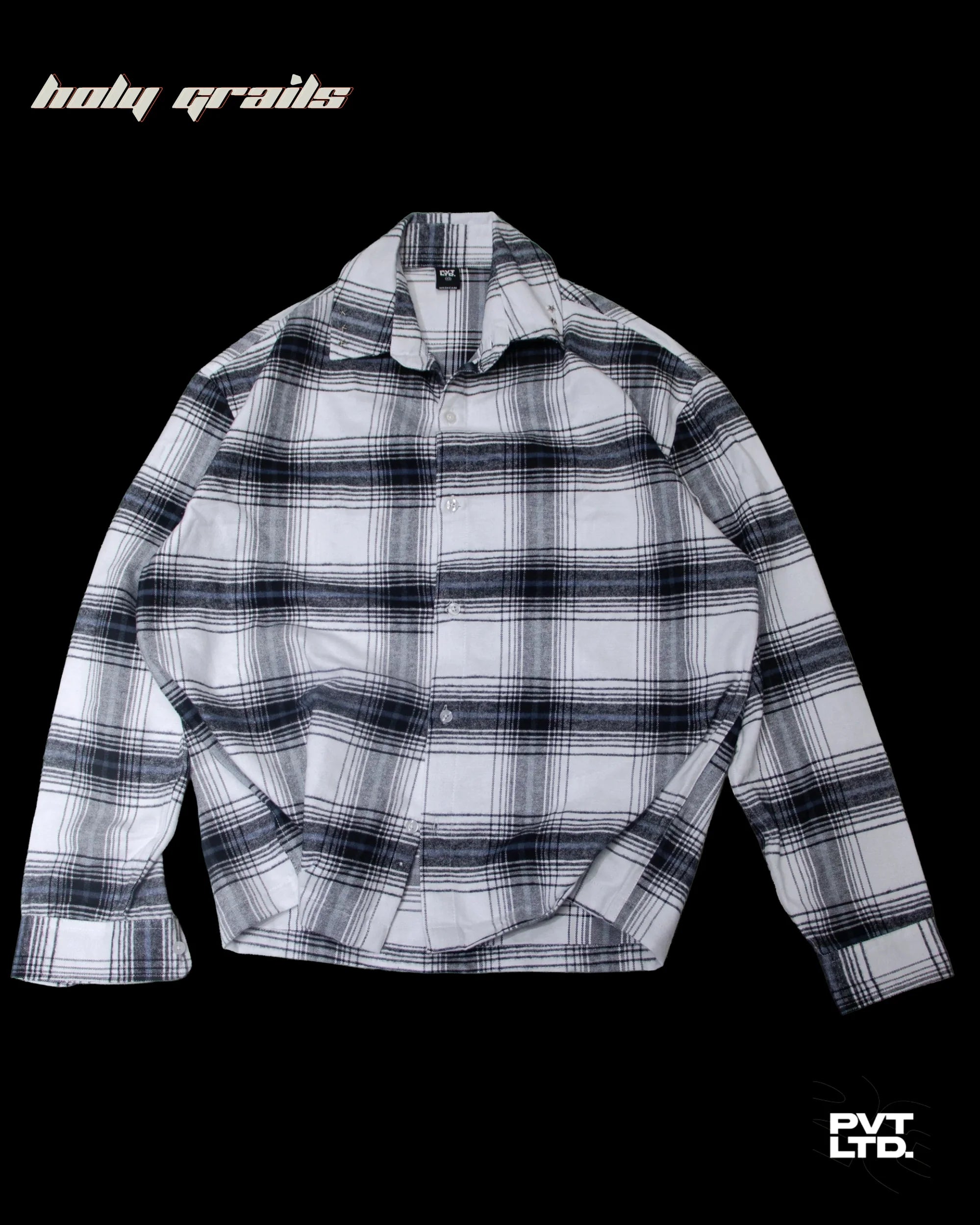 Iced White Button Down Shirt HG x Pvt Ltd