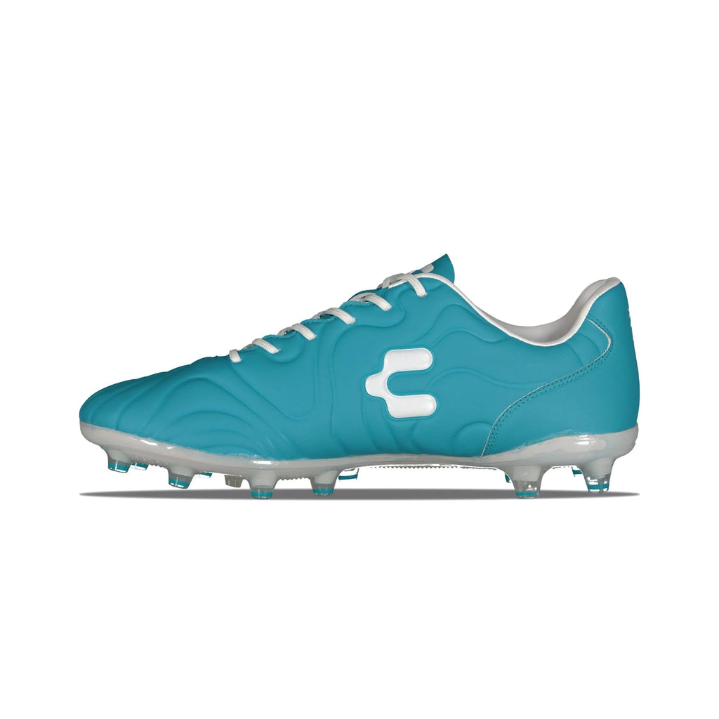 Charly Storm FG Soccer Cleats Turquoise White