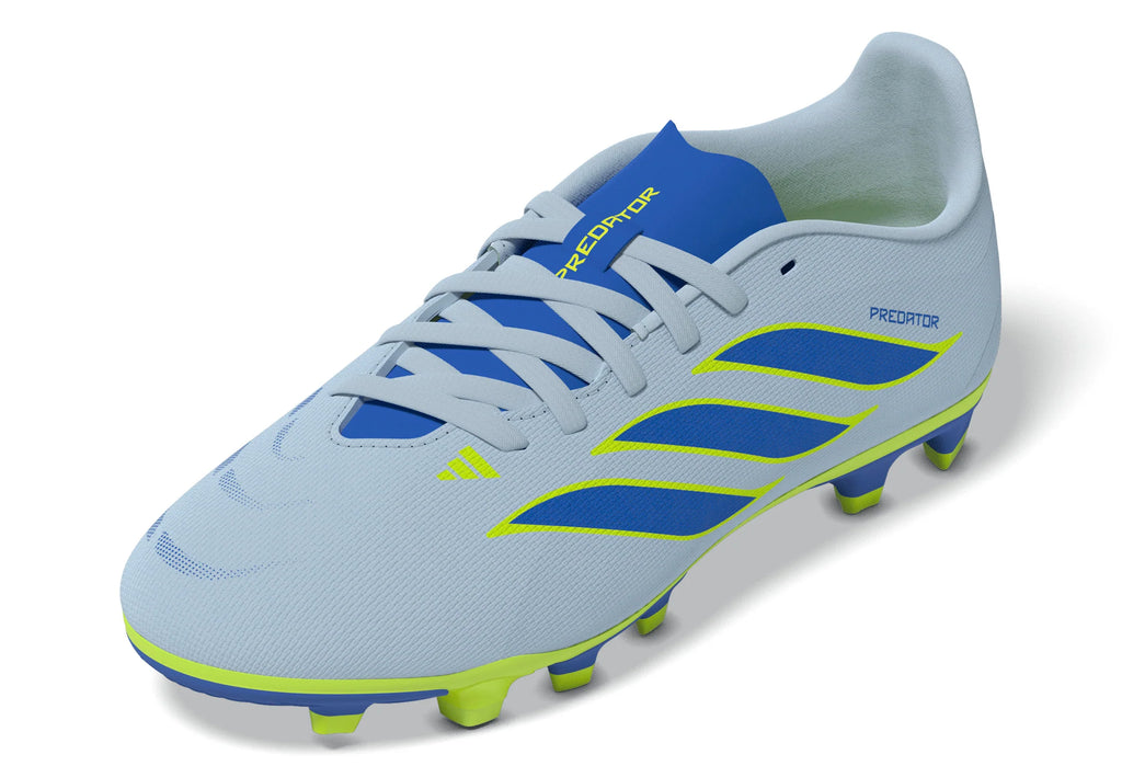 adidas Predator Club FG MG Firm Ground Multi Ground Youth Soccer Cleats Sky Blue Yellow