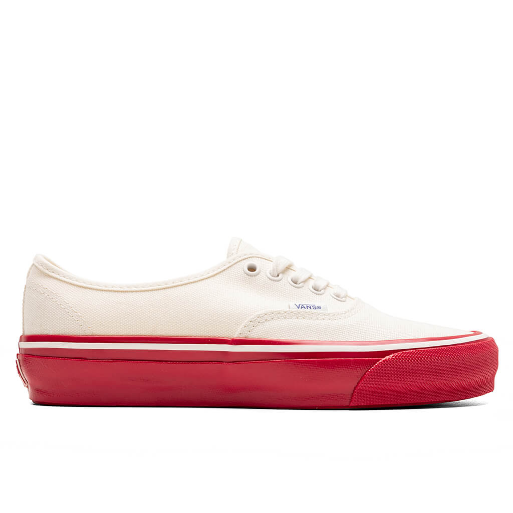 Premium Authentic Duck Canvas White Red