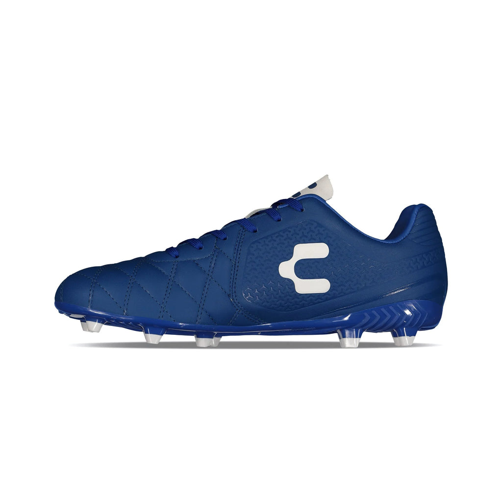 Charly Legendario LT FG 20 Firm Ground Soccer Cleats Royal White
